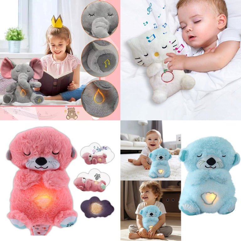 Peluche Que Respira Con Música + Pilas